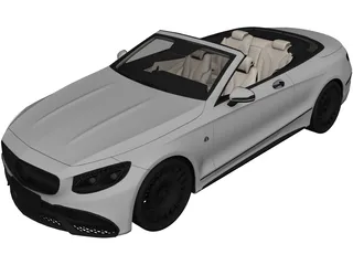 Mercedes-Maybach S600 Convertible 3D Model