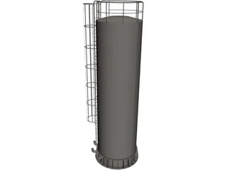 Storage Tank CAD 3D Model