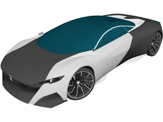 Peugeot Onyx 3D Model