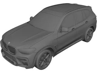 BMW X3 Competition (2020) 3D Model 3D Preview