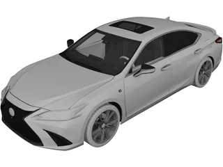 Lexus ES350 (2019) 3D Model