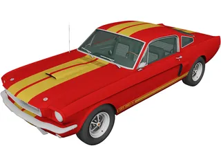 Ford Mustang GT350H Shelby [+Interior] (1966) 3D Model