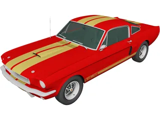 Ford Mustang GT350 (1969) 3D Model