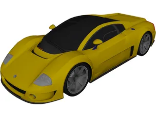 Volkswagen W12 Syncro (1997) 3D Model