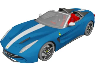 Ferrari F60 America (2015) 3D Model
