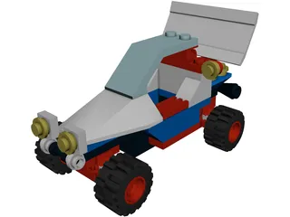 Lego Beach Buggy 3D Model