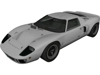 Ford GT40 3D Model