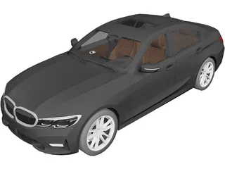 BMW 330i Sedan (2020) 3D Model 3D Preview