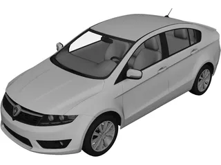 Proton Preve (2012) 3D Model