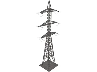 Electricity Pylon 3D Model