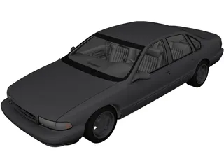 Chevrolet Impala SS (1996) 3D Model