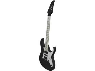 Ibanez RG-350 Electric Guitar 3D Model