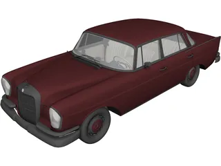 Mercedes-Benz 220S [W111] (1964) 3D Model