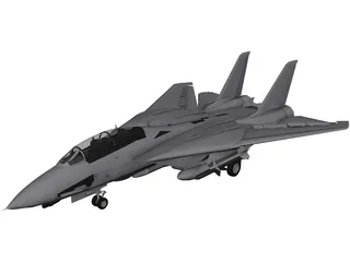 Grumman F-14D Super Tomcat 3D Model