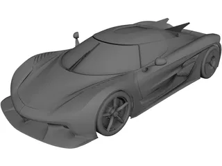 Koenigsegg Jesko Absolut (2020) 3D Model