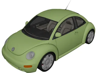 Volkswagen Beetle (2000) 3D Model