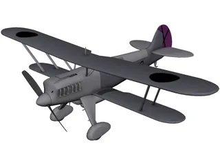 Heinkel He 51 3D Model