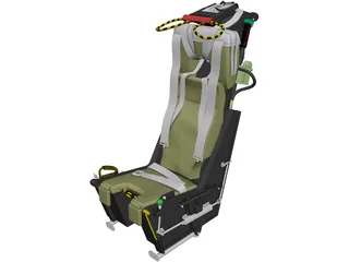 Mk7 Ejection Seat 3D Model