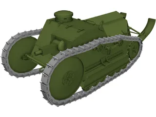 Ford M1918 3D Model