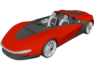 Ferrari Sergio Concept (2013) 3D Model