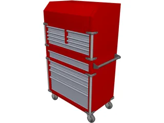 Milwaukee Toolbox CAD 3D Model