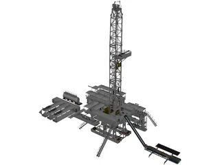 Land Rig 3D Model