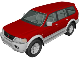 Mitsubishi Pajero Sport (1996) 3D Model