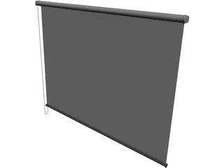 Roller Blinds 3D Model