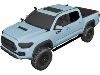 Toyota Tacoma Double Cab (2019) 3D Model 3D Preview