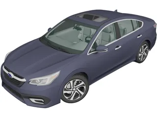Subaru Legacy Touring (2020) 3D Model 3D Preview