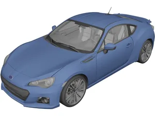 Subaru BRZ [FA20] (2014) 3D Model