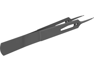 Forceps for Eye Surgery 3D Model