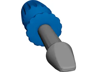 Toy Screwdriver 3D Model