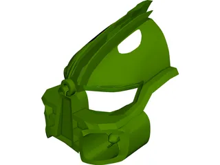 Bionicle Kanohi Miru Nuva Mask 3D Model 3D Preview