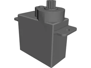 RC HS-55 Servo 3D Model