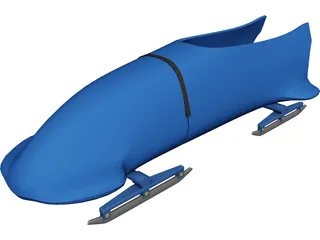 Bobsleigh 3D Model