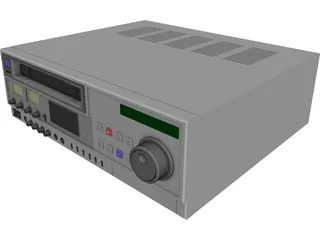 Panasonic AG-7330 S-VHS Pro VTR 3D Model