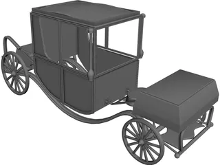 Royal Wagon 3D Model