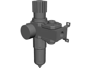 Air Regulator D-series 3D Model