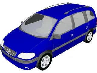 Opel Zafira 3D Model