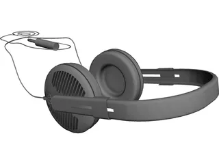 Sennheiser HD-540 Reference Headphones 3D Model