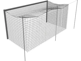 Soccer Goal 3D Model