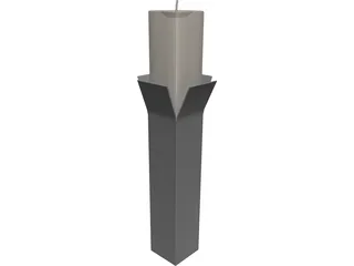 Candle 3D Model