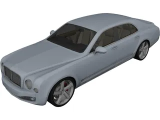 Bentley Mulsanne (2010) 3D Model 3D Preview