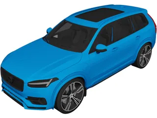 Volvo XC90 Design (2019) 3D Model