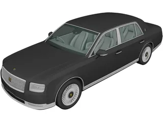 Toyota Century (2018) 3D Model