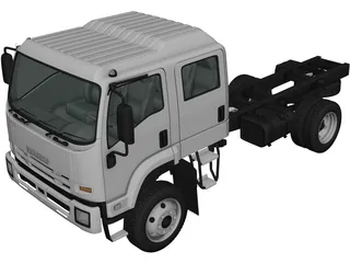 Isuzu FTS800 CrewCab Chassis (2014) 3D Model