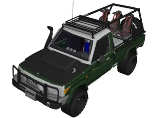 Toyota Land Cruiser FJ40 [Modified] 3D Model