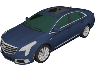 Cadillac XTS (2019) 3D Model