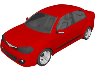 Proton Saga FLX (2003) 3D Model